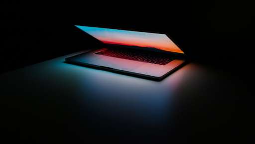A laptop